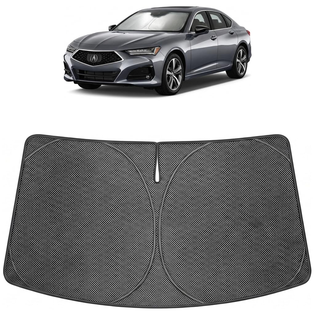 Proadsy Custom Fit 2021-2026 Acura TLX Windshield Sun Shade, Blocks Heat