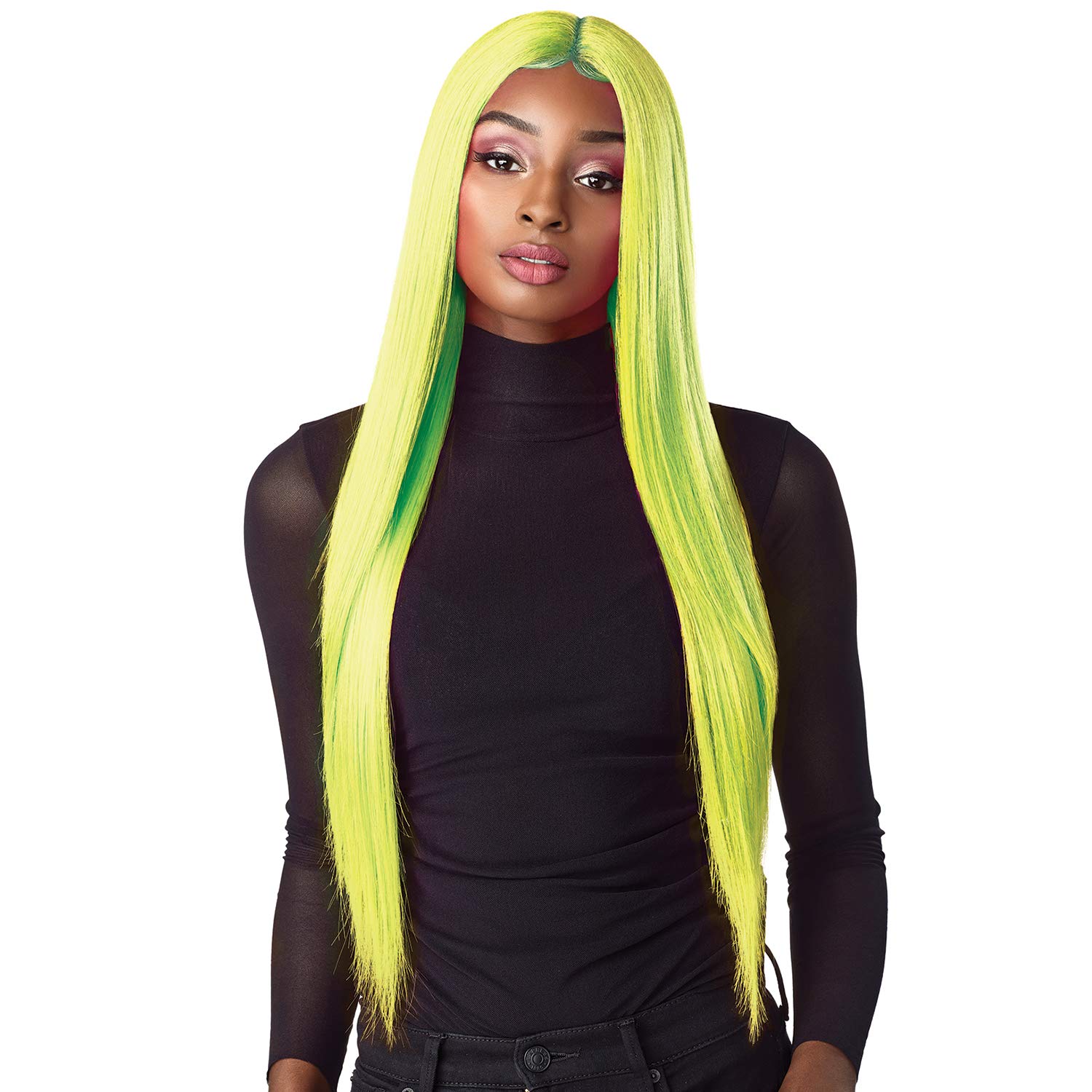 Sensationnel Lace Front wig Empress Edge Shear Muse Lachan (NEONTANGERINE)