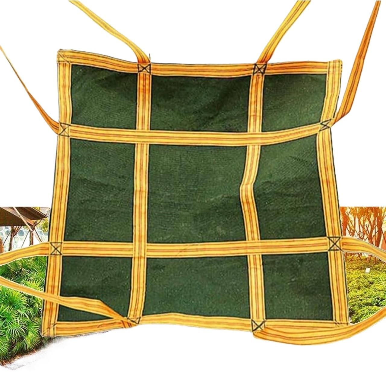 Siatka do podnoszenia towarów, nylonowa siatka do podnoszenia ładunków 1,5-2 ton, różne rozmiary (120 x 120 cm)