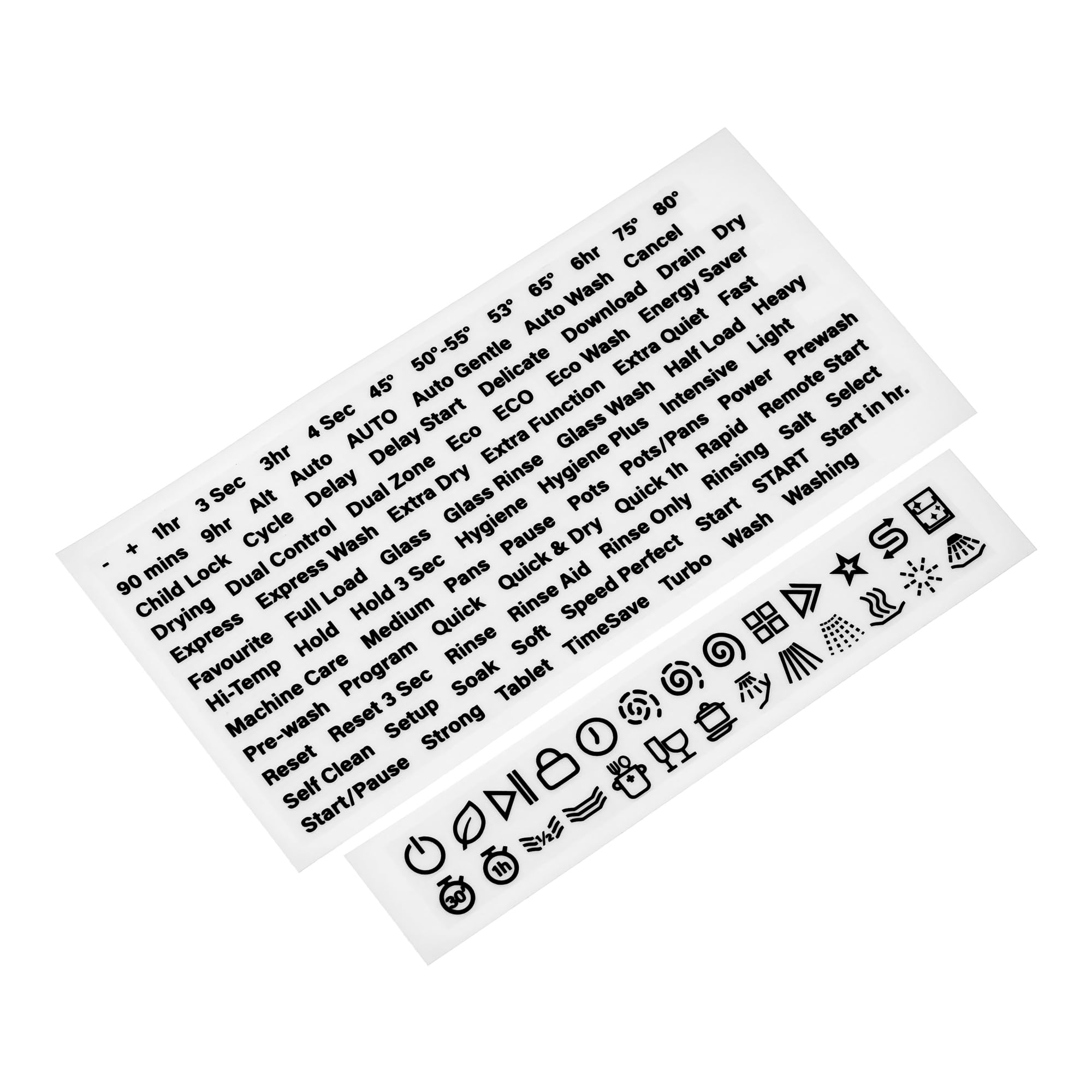 Amazon.com: HALLMERS 120x Universal Dishwasher Text Symbols