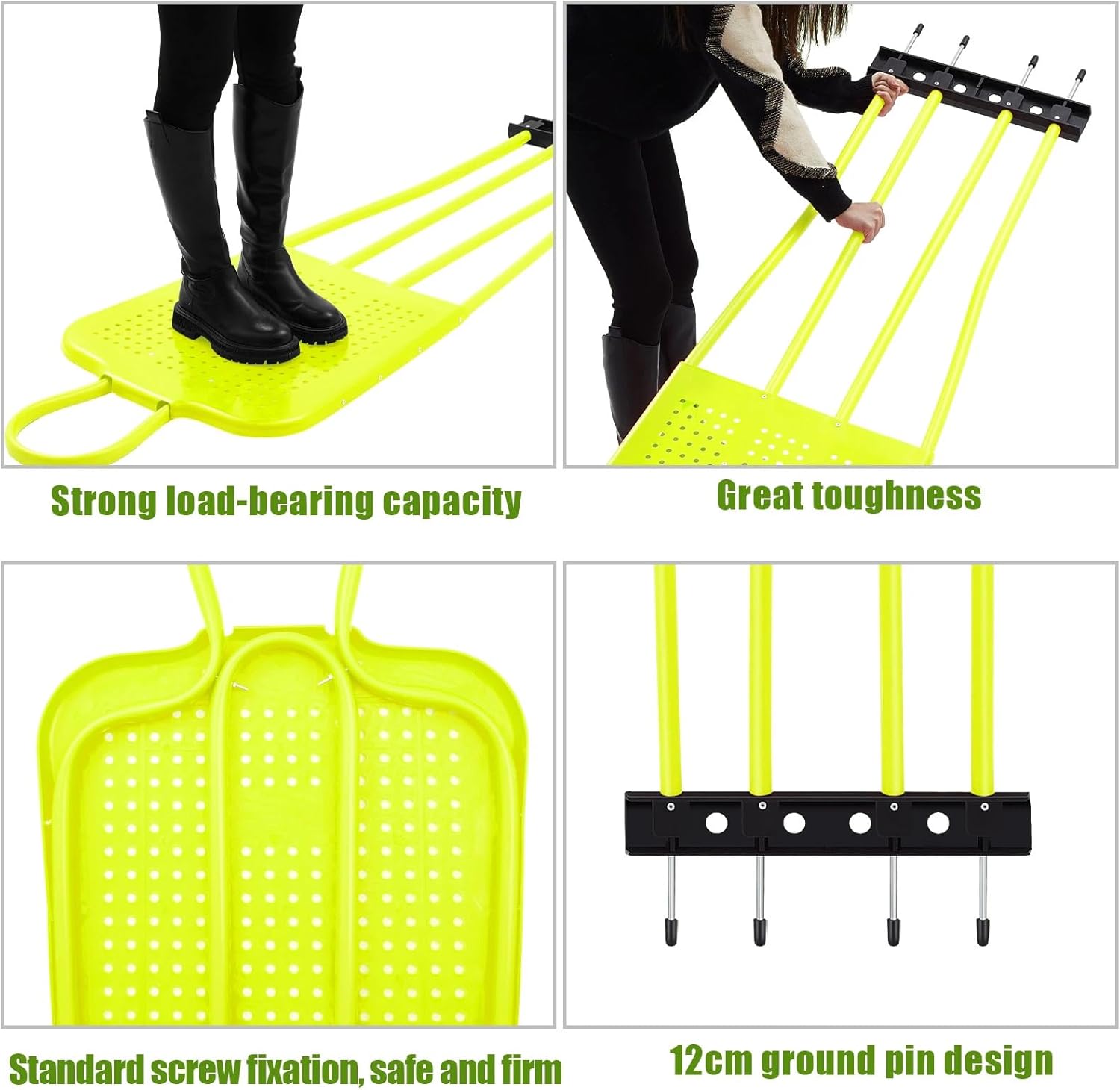 Shappy Soccer Kick Training Mannequin Durable ABS Plastic Training Dummies with Steel Ground Spikes Soccer Mannequin Goal Equipment