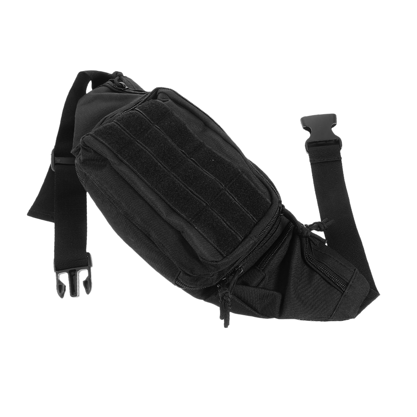 TOYANDONA Marsupio Ampia Tattico Oxford Multifunzione e Uomo Nero, Leggero Resistente All'usura, Capienza per Escursionismo e Ciclismo