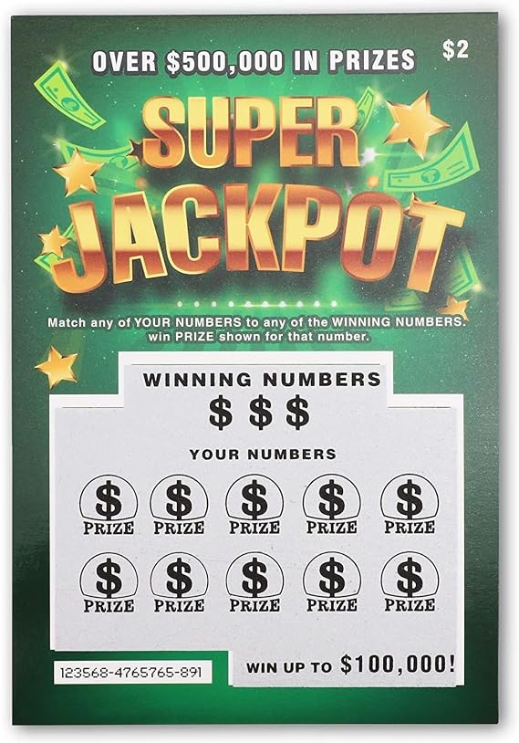 30 Pack Fake Scratch Off Lottery Tickets, Gag Prank Winning Lotto Ticket Cards (3 Designs)
