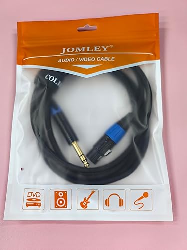 Miniatura 8 de Cable XLR hembra a TRS de 14 pulgadas, cable de micrófono equilibrado TRS a XLR hembra de 14 pulgadas, trenzado de nailon XLR hembra de 3 pines a