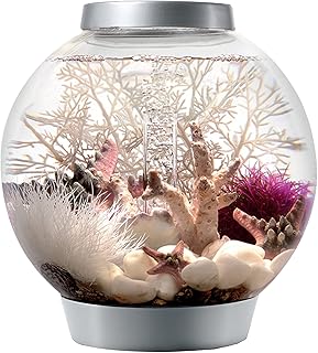 biOrb Classic 15 Aquarium with Standard Light - 4 Gallon, Silver, 72000