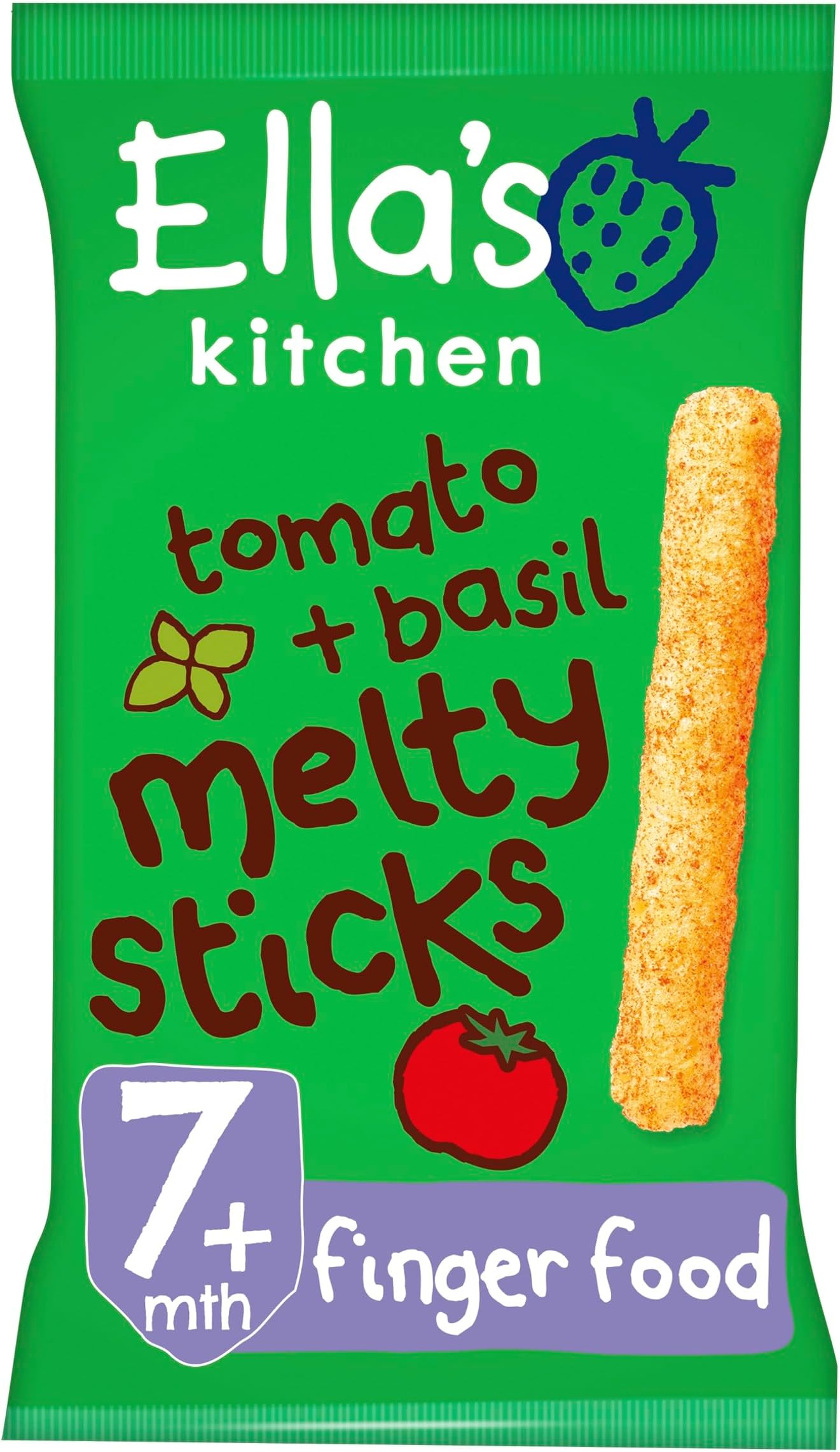 Ella's Kitchen Tomato and Basil Melty Sticks, 16g