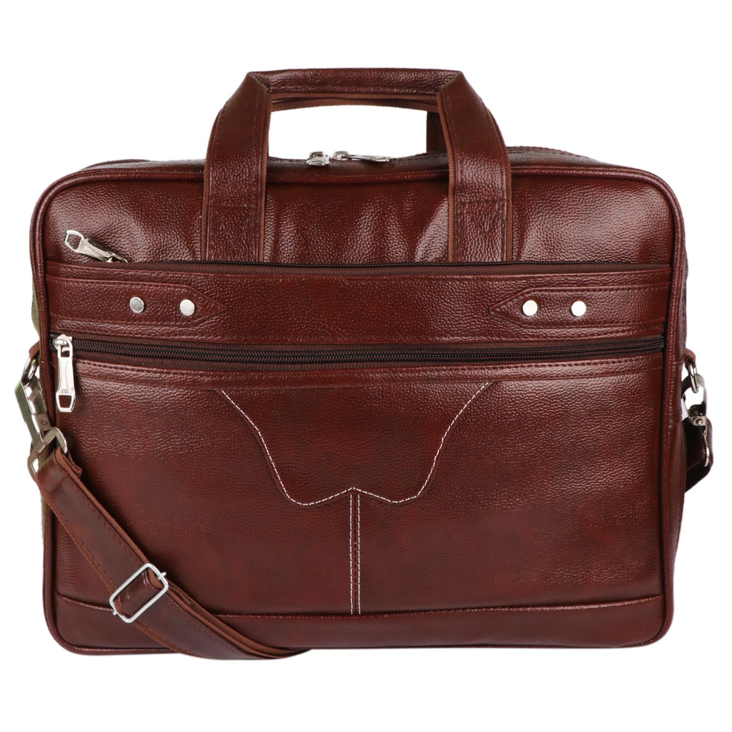 aptop Bag Tablet Computer up to 15.6 inch for Women and Men Water Resistant Synthetic Leather Briefcase Office Bag (BROWN) (B0CN3TB3JK) Amazon Price History, Amazon Price Tracker