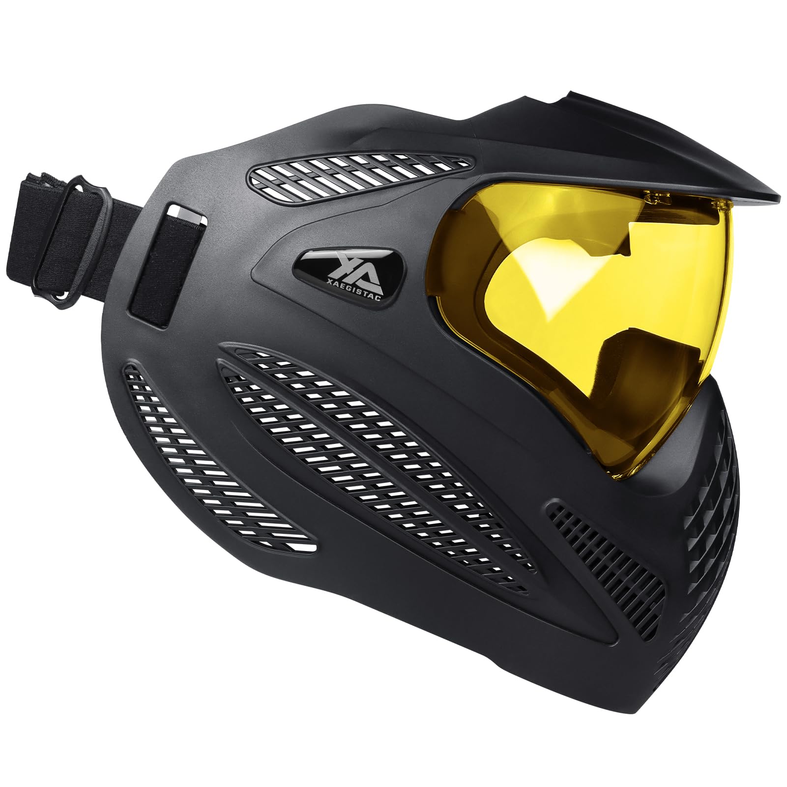 Xaegistac Paintball Mask-Intergrated Sun Visor Airsoft Mask
