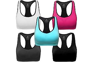 mirity Women Racerback Sports Bras - High Impact Workout Gym Activewear Bra