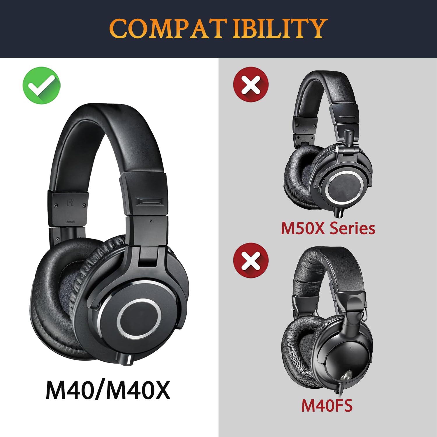 Amazon | SOULWIT ヘッドバンド ヘッドバンドカバー Audio Technica