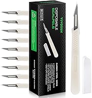 Vista 1 de VIVOSUN Cuchillas de acero de alto carbono #11 para plantas de corte y propagación