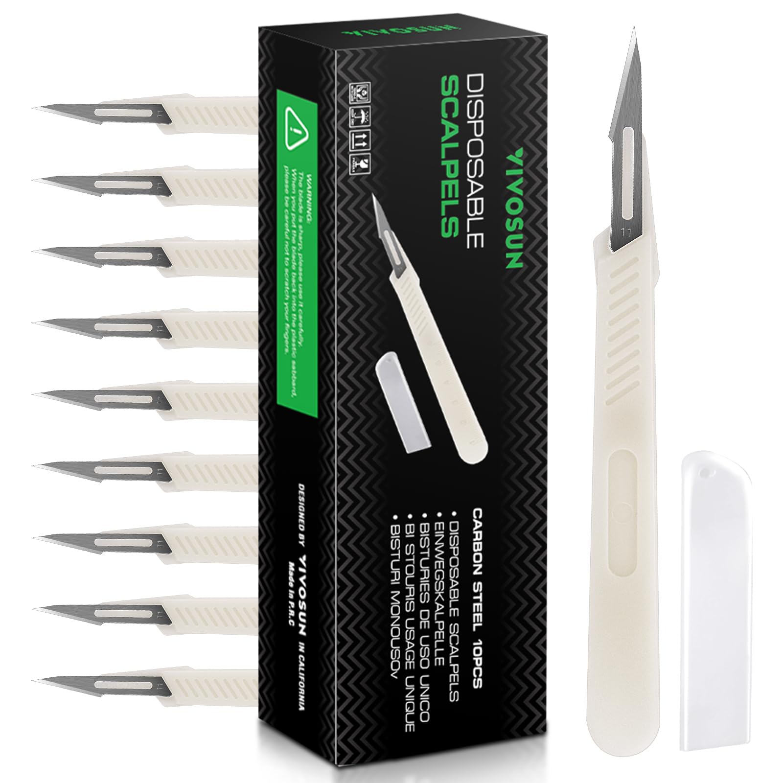 VIVOSUN #11 High-Carbon Steel Blades for Cutting Plants and Propagation