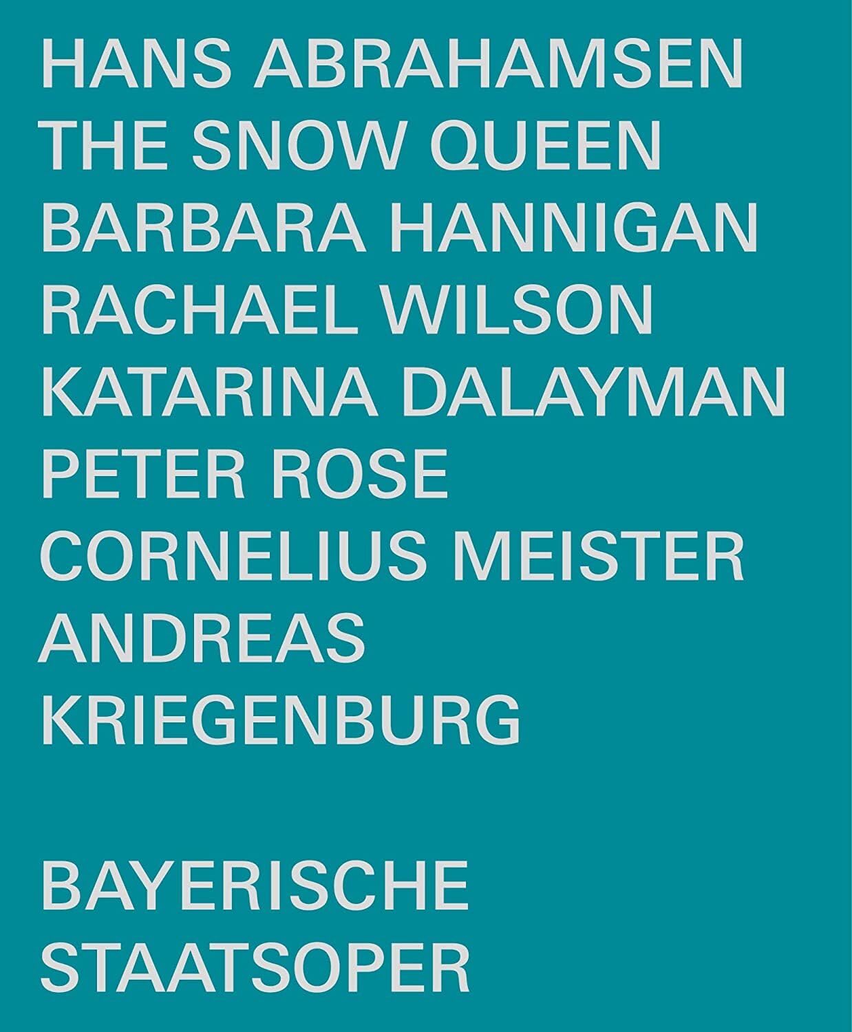 Hans Abrahamsen: The Snow Queen [Blu-ray] [Region Free] [NTSC]