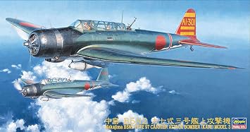 Hasegawa 1:48 Scale B5N2 Type 97 Kate Model 3 Model Kit
