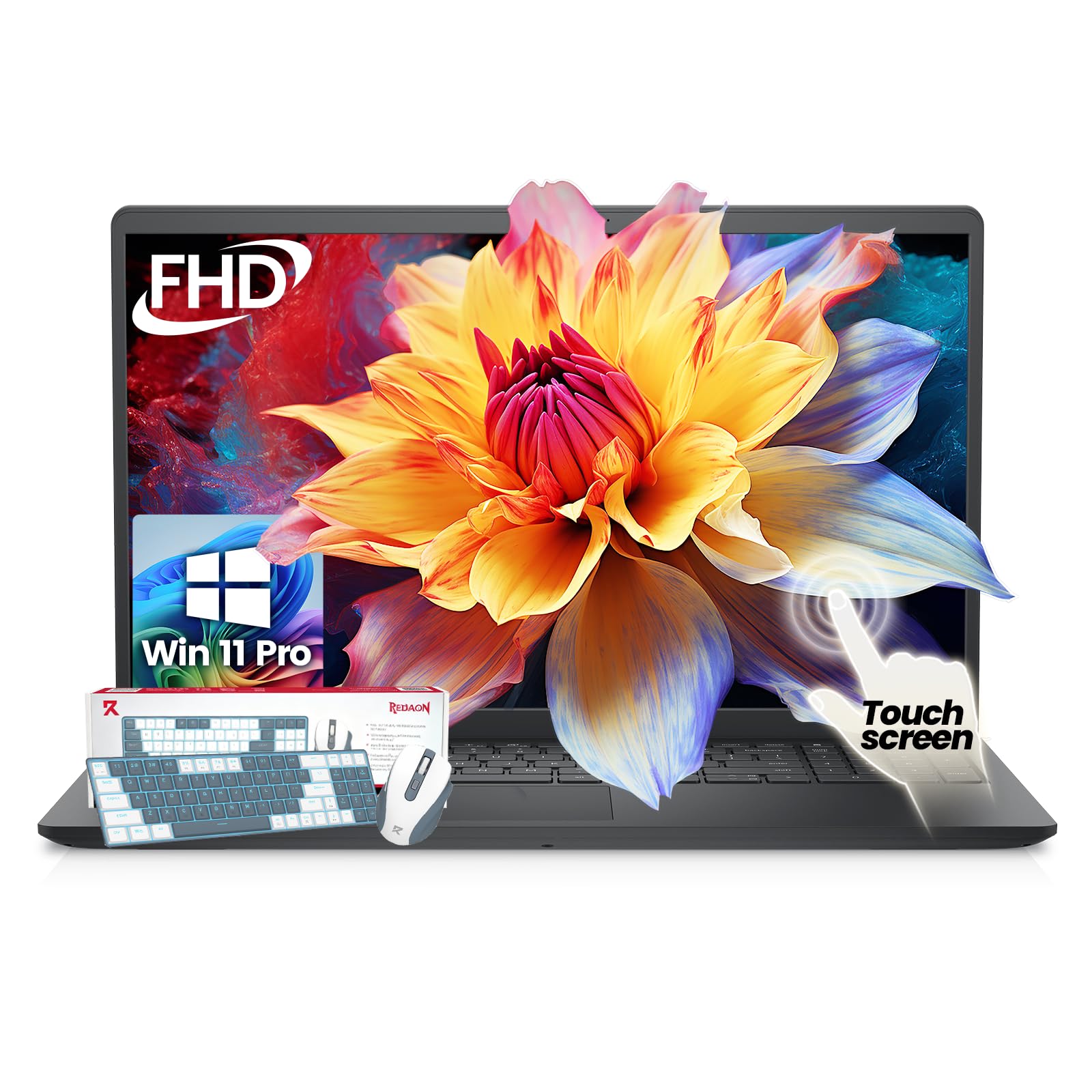 Dell Inspiron 15 3530 Touch Screen Laptop, Intel 10-Core i5-1334U (Beat i7-1250U) 15.6" FHD Anti-Glare Display Business Laptop, 32GB Ram & 1TB SSD, AI