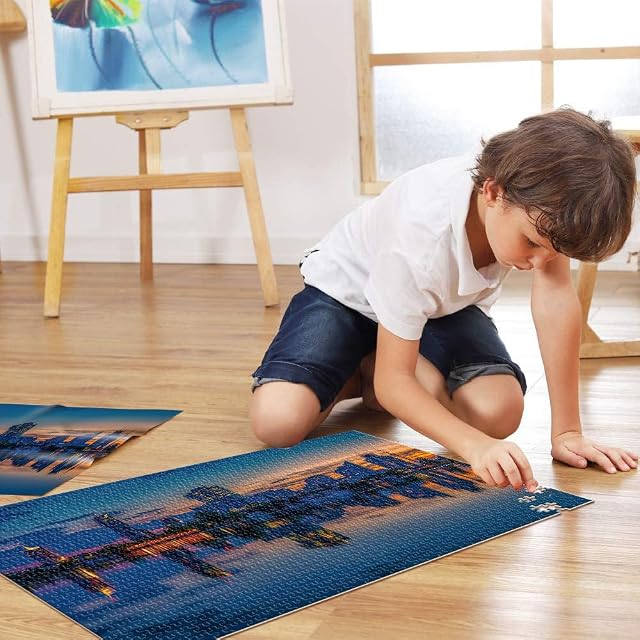 Foto 5 de 8 de Viena Puzzle de 2000 Piezas para Adultos Juguetes adictivos Que desafían la Inteligencia Cerebral Actividades…
