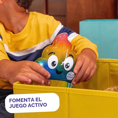 Miniatura 4 de What Do You Meme? Silly Poopy's Hide & Seek - Juguete de popó con los colores del arco iris que habla y canta, para fomentar el juego activo a