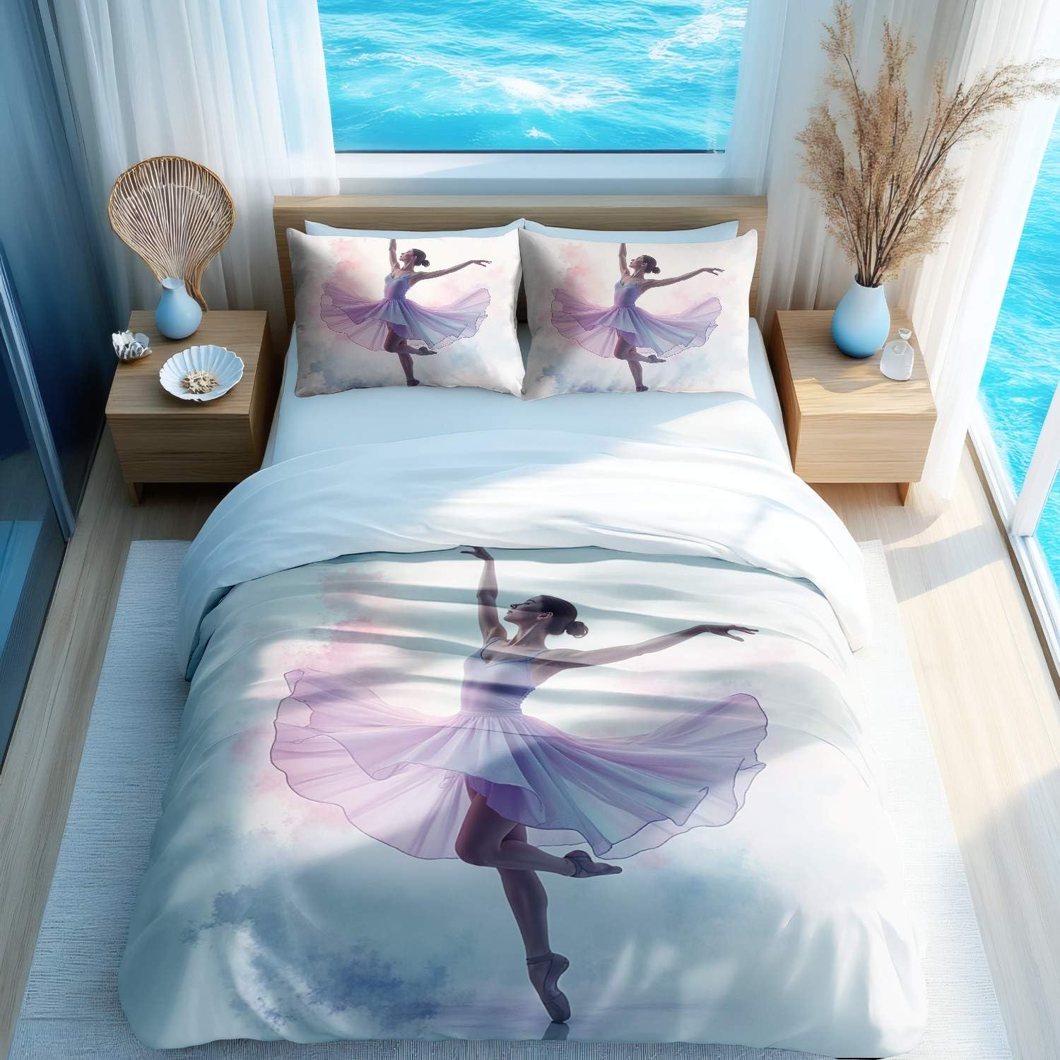 Parure de lit douce ombrée anti-stress pour retrouver un sommeil réparateur