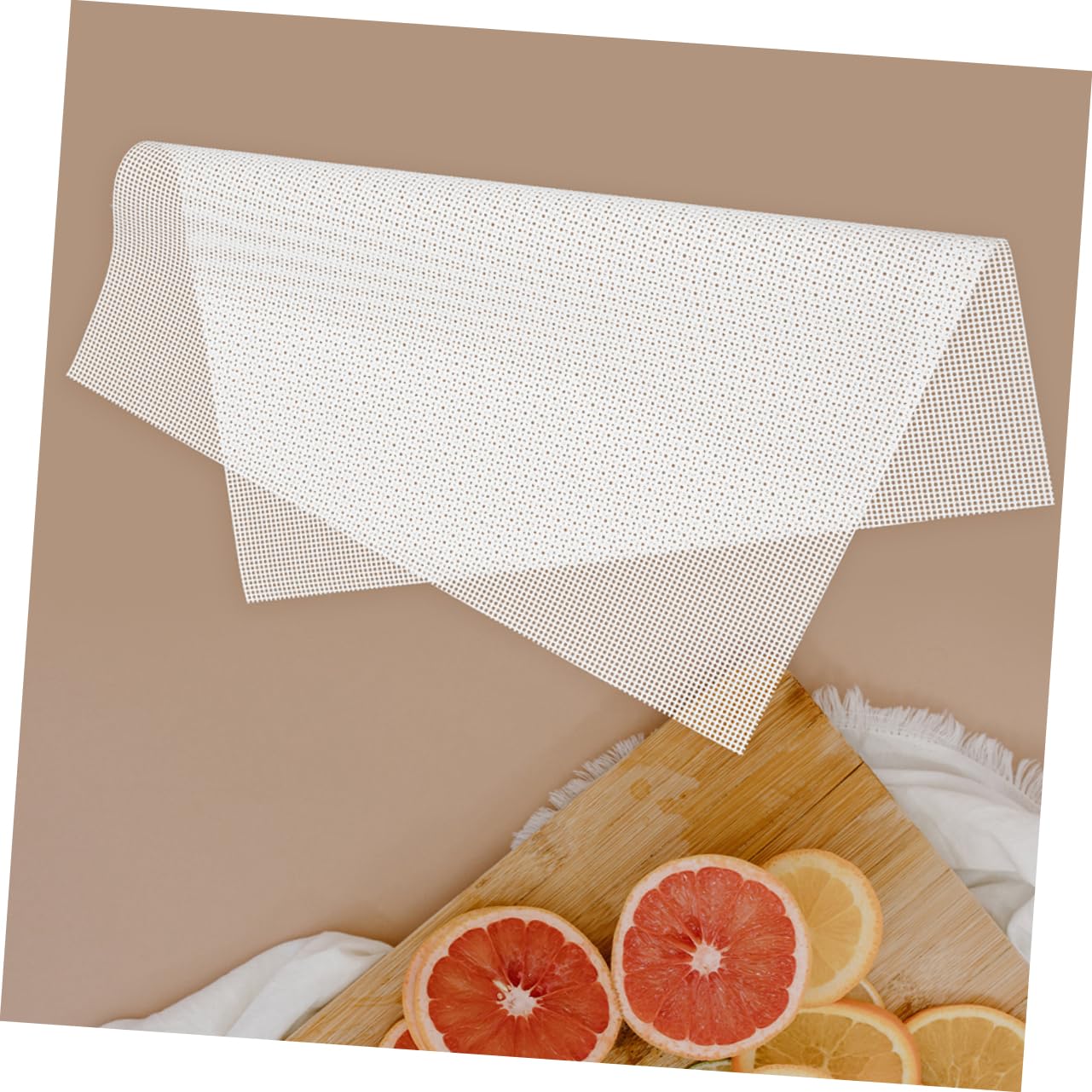 OKUMEYR 6pcs Reusable Food Dehydrator Liner Non Stick Silicone Pads for Dehydrating Fruits Jerky Compatible with Various Dehydrator Trays Efficient Airflow for Optimal Drying