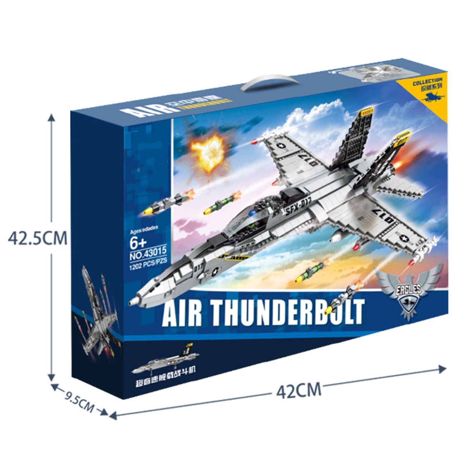 Amazon.co.jp: 飛行機ビルディングブロックセット、軍用J-15戦闘機