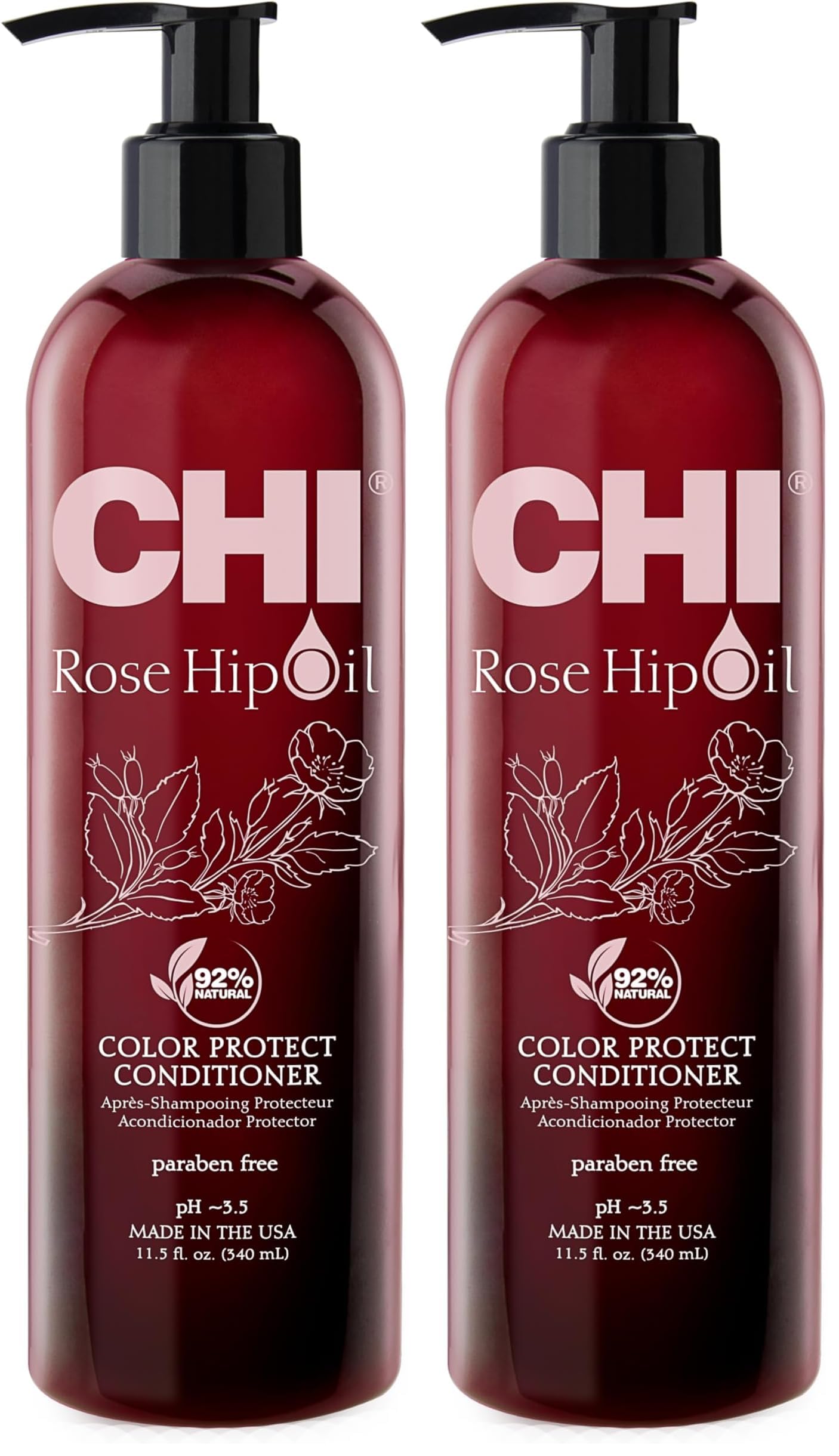 CHI Rose Hip Oil Protecting Conditioner (Packung mit 2)