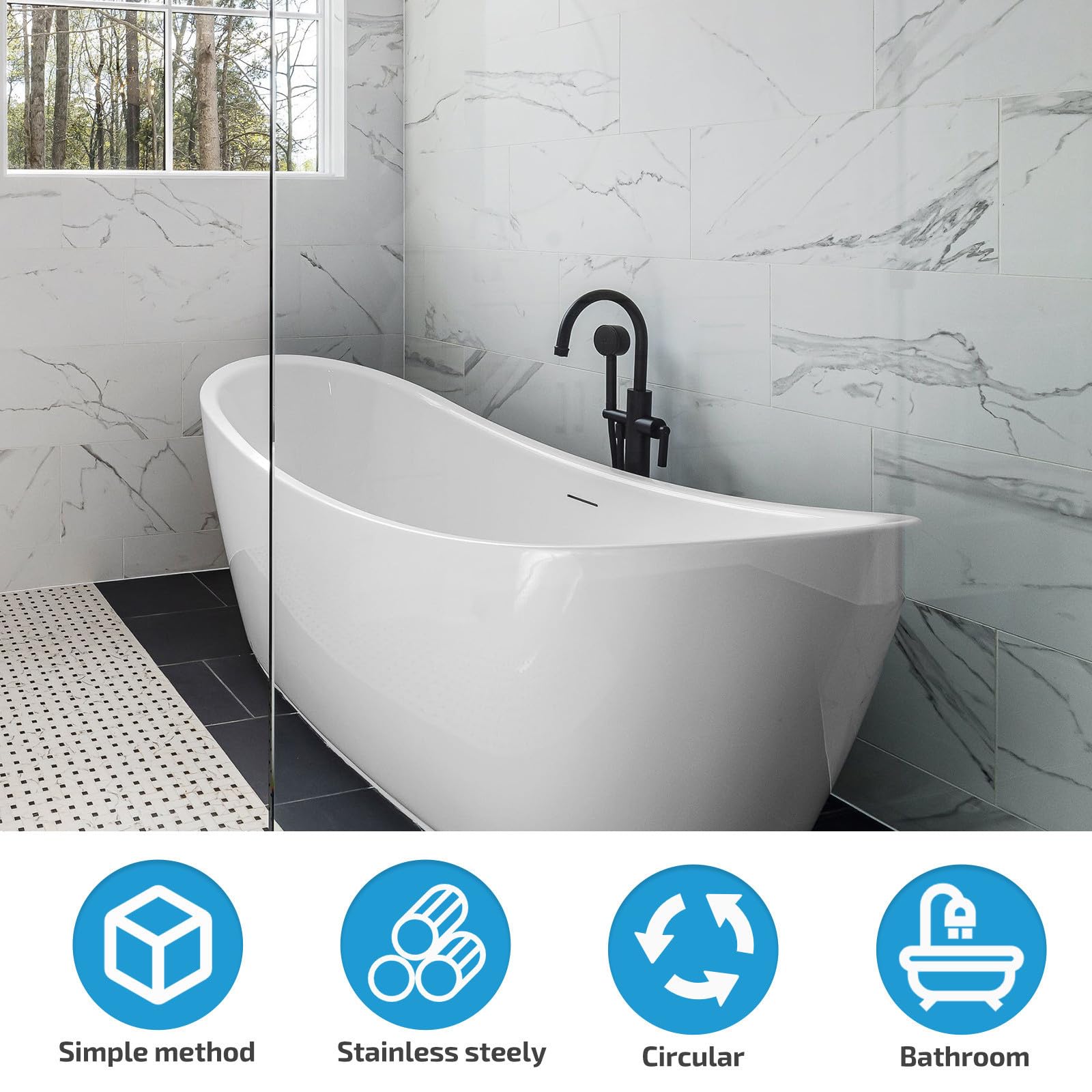 Bandeja Ajustable de Acero Inoxidable para Bañera con Diseño Extensible, Soporte Antideslizante para Teléfonos y en Baños