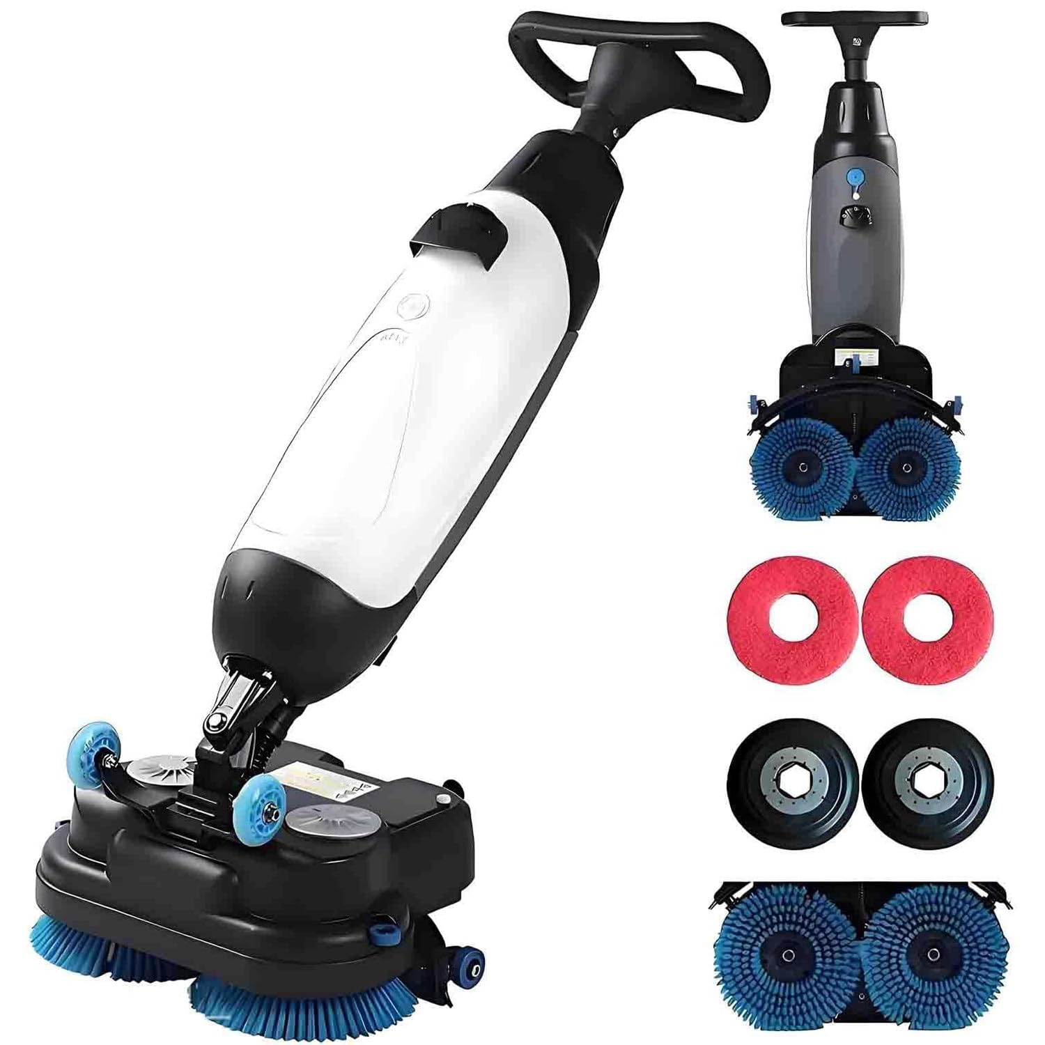 Fregadora eléctrica Comercial para Suelos, 45 cm de Ancho, para supermercados y restaurantes.