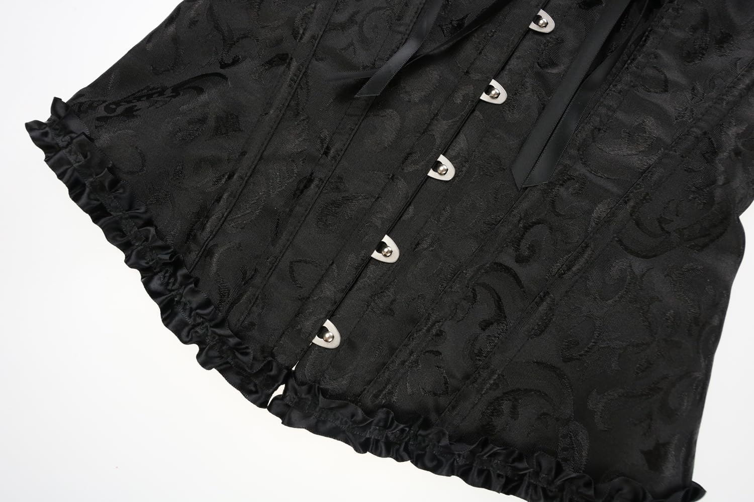 Corset Top for Women, Black Lace Bustier Corset, Vintage Shapewear Lingerie