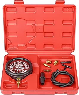 Fuel Pump Pressure and Vacuum, Carburetor Intake Manifold, and Vacuum Test,Car Fuel Pump and Vacuum Tester Gauge
