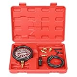 Fuel Pump Pressure and Vacuum, Carburetor Intake Manifold, and Vacuum Test,Car Fuel Pump and Vacuum Tester Gauge