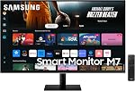 SAMSUNG Moniteur Intelligent M7 UHD VA Haute Résolution 43 po 60Hz 4ms HDMI + USB-C avec Applications Smart TV, Optimiseur d'Image AI, Sécurité Samsung Knox & Copilot - (LS43FM702UNXZA) [Version Canada]