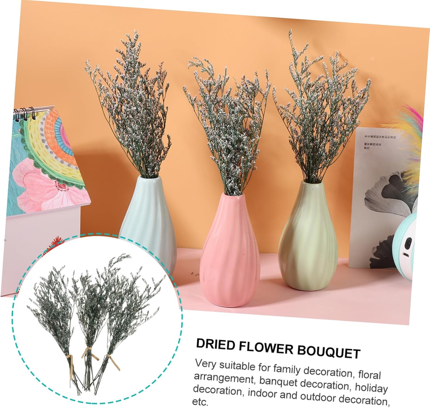 DIY Dried Bouquet Adorable Dry Flowers for Home Office Photography Decor