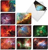 Vista 10 de The Best Card Company - 20 tarjetas de notas en blanco en caja (4 x 5.12 pulgadas) - Divertidos patrones surtidos (10 diseños, 2 de cada uno)