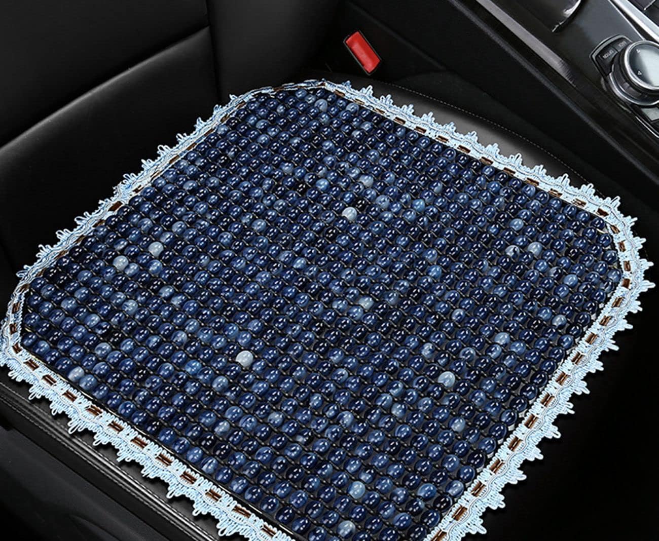 1Pcs Wood Wooden Ball Wooden Beads Wooden Ball seat pad Square pad car seat Wooden Bead Cushion Wooden Ball seat pad seat Cover seat mat seat pad