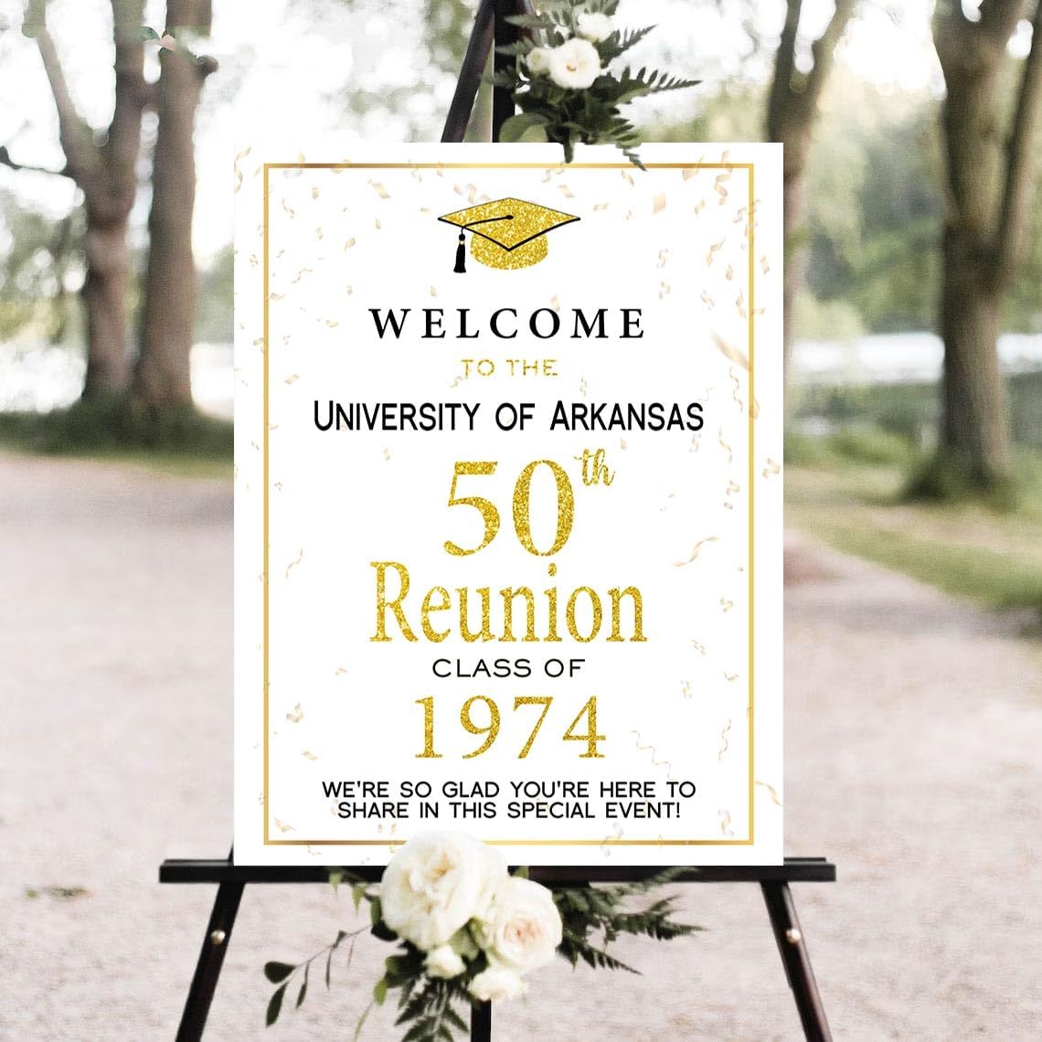 Personalized Class Reunion Welcome Sign, Class Reunion Sign, Welcome Class Reunion Yard Sign, Class Reunion Party Sign, Class Reunion Decorations, Class Reunion Decor Gift #5, Version-05