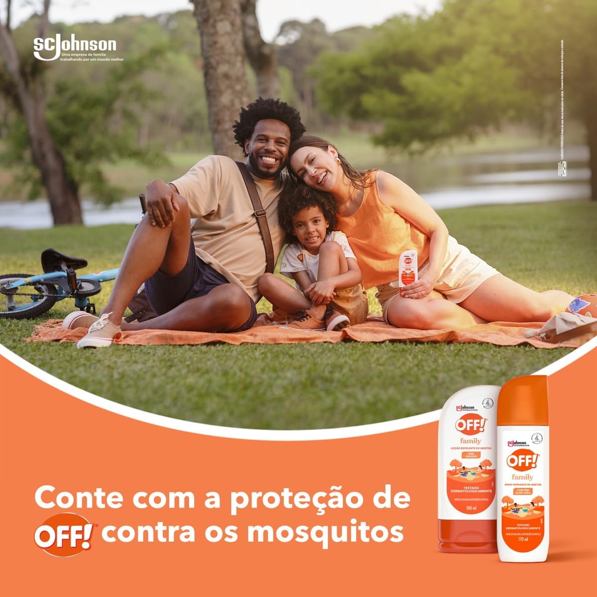 OFF! Family Loção Repelente de Insetos e Mosquitos, 200ml