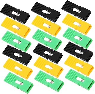 BELLIFFY Juego De 60 Tapas De Puente Para Placa Base Accesorio De Reparación De Cortocircuito De Derivación De Paso Estándar De 2 54 Mm Color Negro Verde Y Amarillo