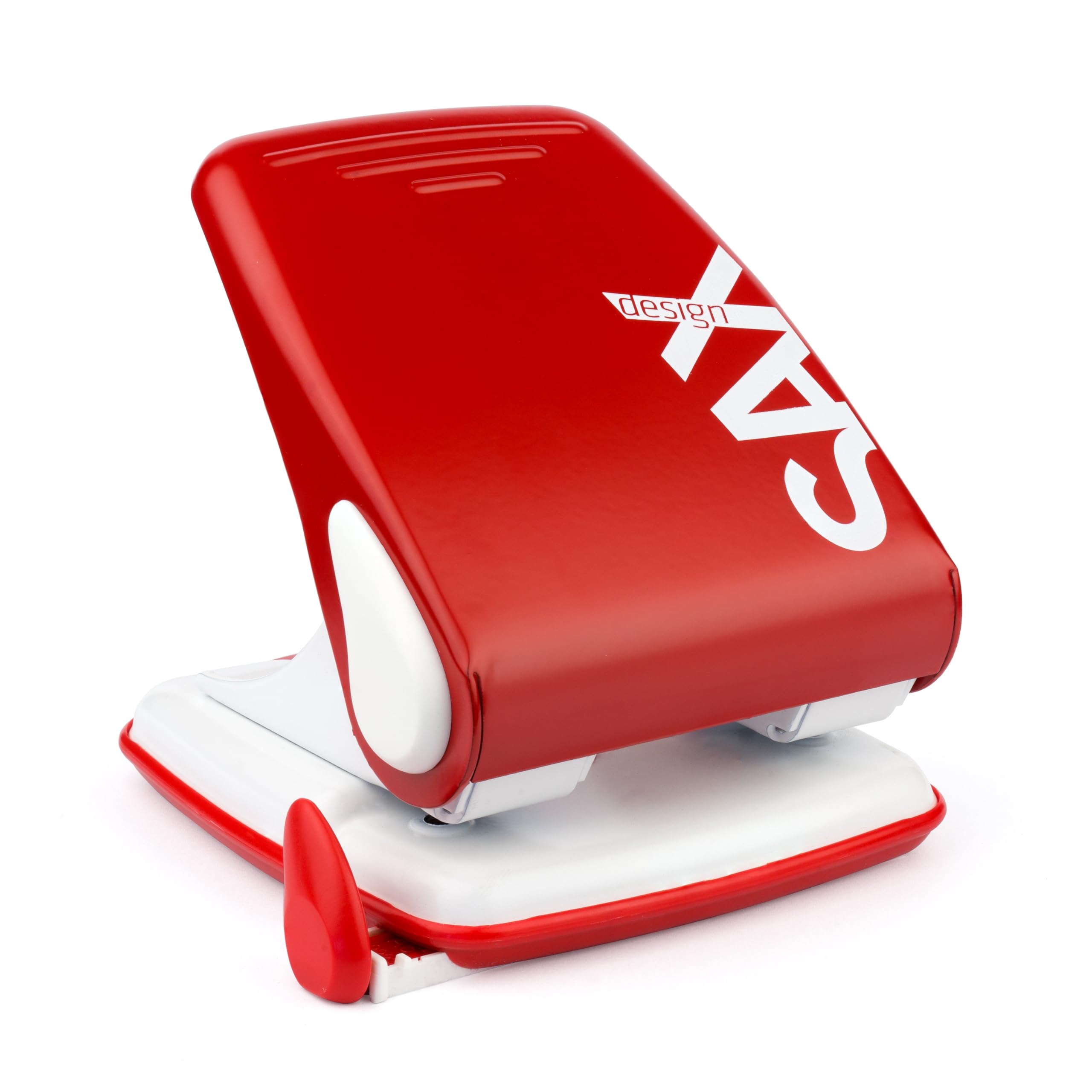 SAX 0-518-13 Hole Punch XL, 40 Sheets, Red