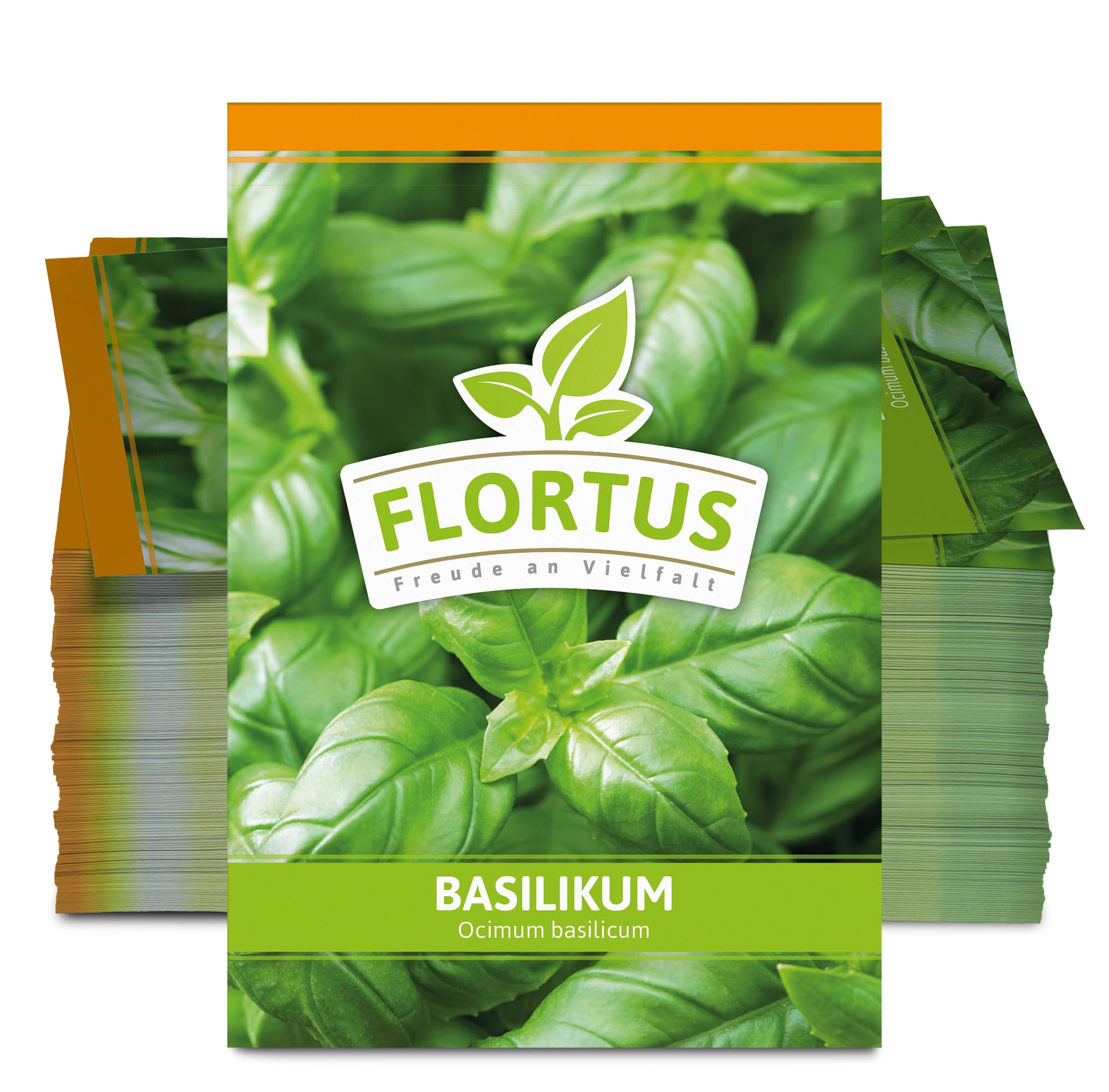FLORTUS 2000-0045-100x Basilikum (100 Tütchen) (Basilikumsamen)