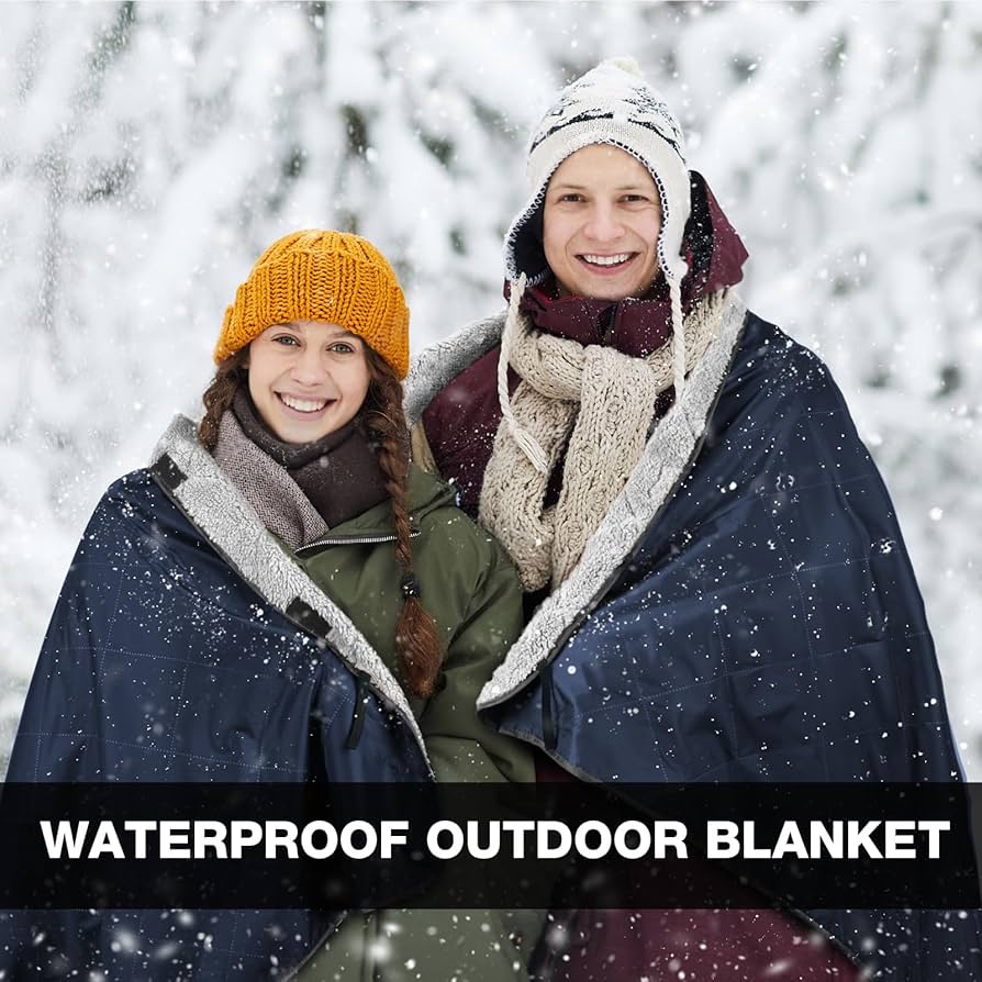 Amazon.com: DUKUSEEK Outdoors Waterproof Throw Blanket with Hood Amazon.com: DUKUSEEK Outdoors Waterproof Throw Blanket with Hood