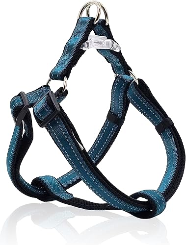 Arnés reflectante para perros grandes, antitirones, arnés para perro grande, arnés ajustable para perros en crecimiento, fácil de usar, arnés para