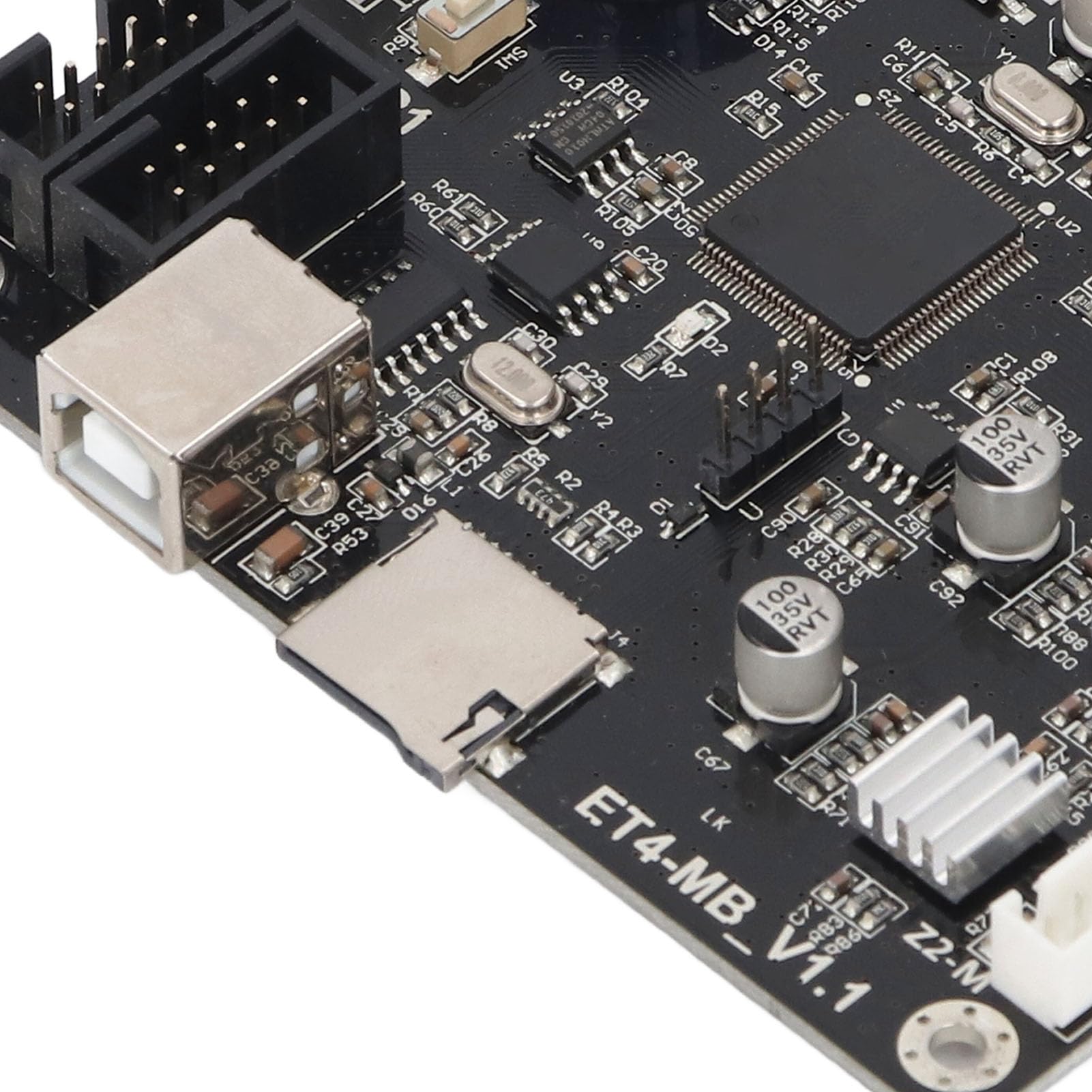 8-35V 32 Bits Chip de Brazo de Alta Velocidad Tablero de Control de Impresoras 3D 2 Capa de la Placa Lógica Múltiple de Guardia para ANET ET4, Placa Base de la Impresora 3D, Admite Impresión Fuera