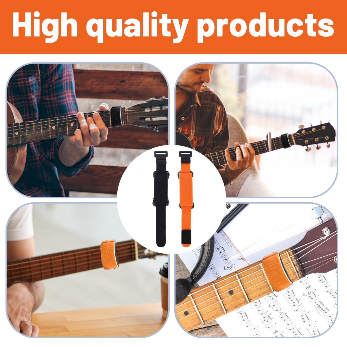 2 Pcs Guitar Fret Wraps, Guitar String Mute, Guitar Accessories, for Practice and Performance, Perfect For Practice, Recording, Live Performance — Amazon image 7
