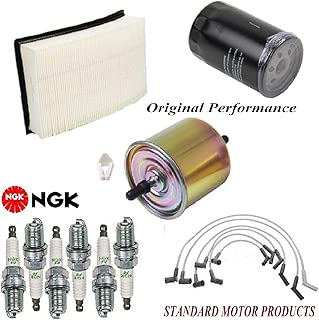 Tune Up Kit Air Oil Fuel Filters Wire Spark Plug FIT FORD TAURUS V6 3.0L 2002-2007 - coolthings.us