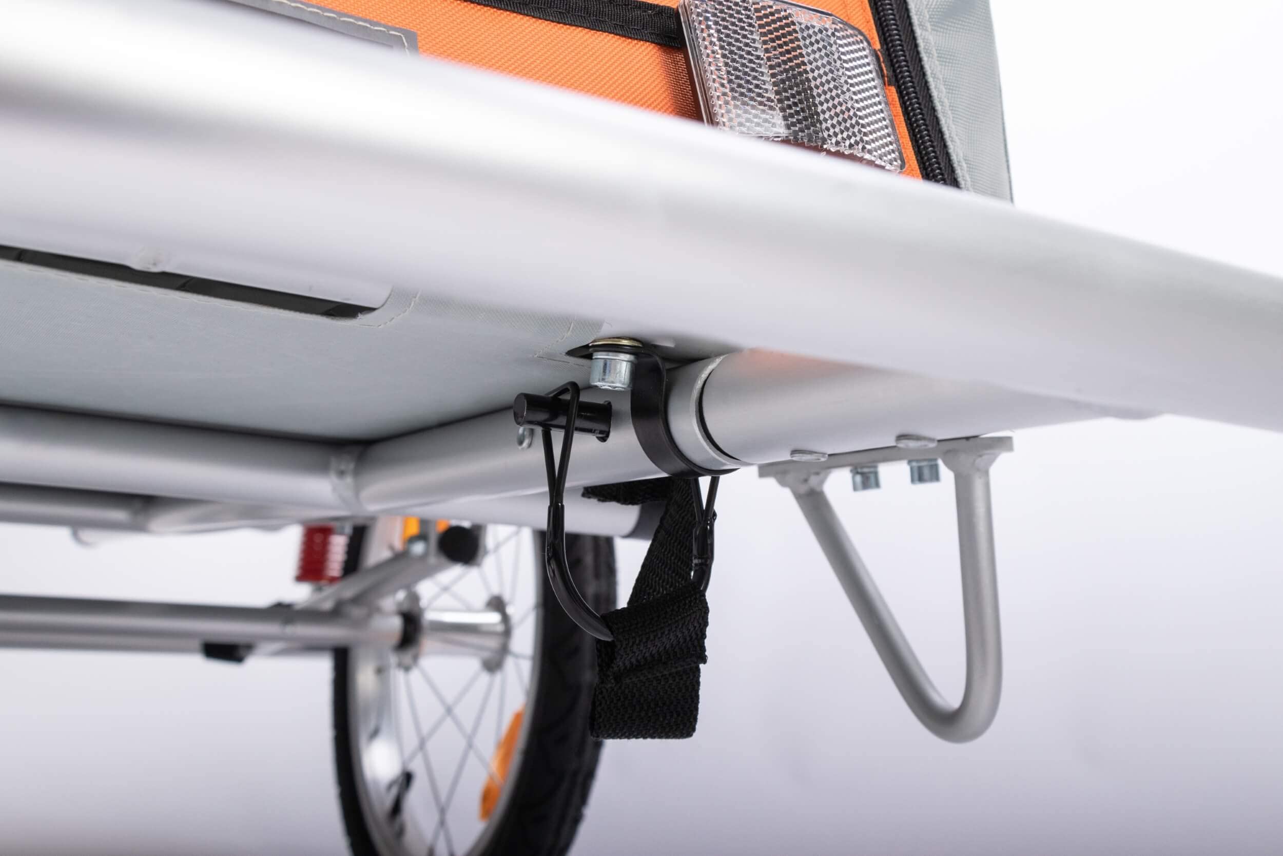 TrendPet Comfort Wagon L, Aluminiumhänger mit Federung - Hochwertiger, gefederter Fahrradanhänger für große Hunde