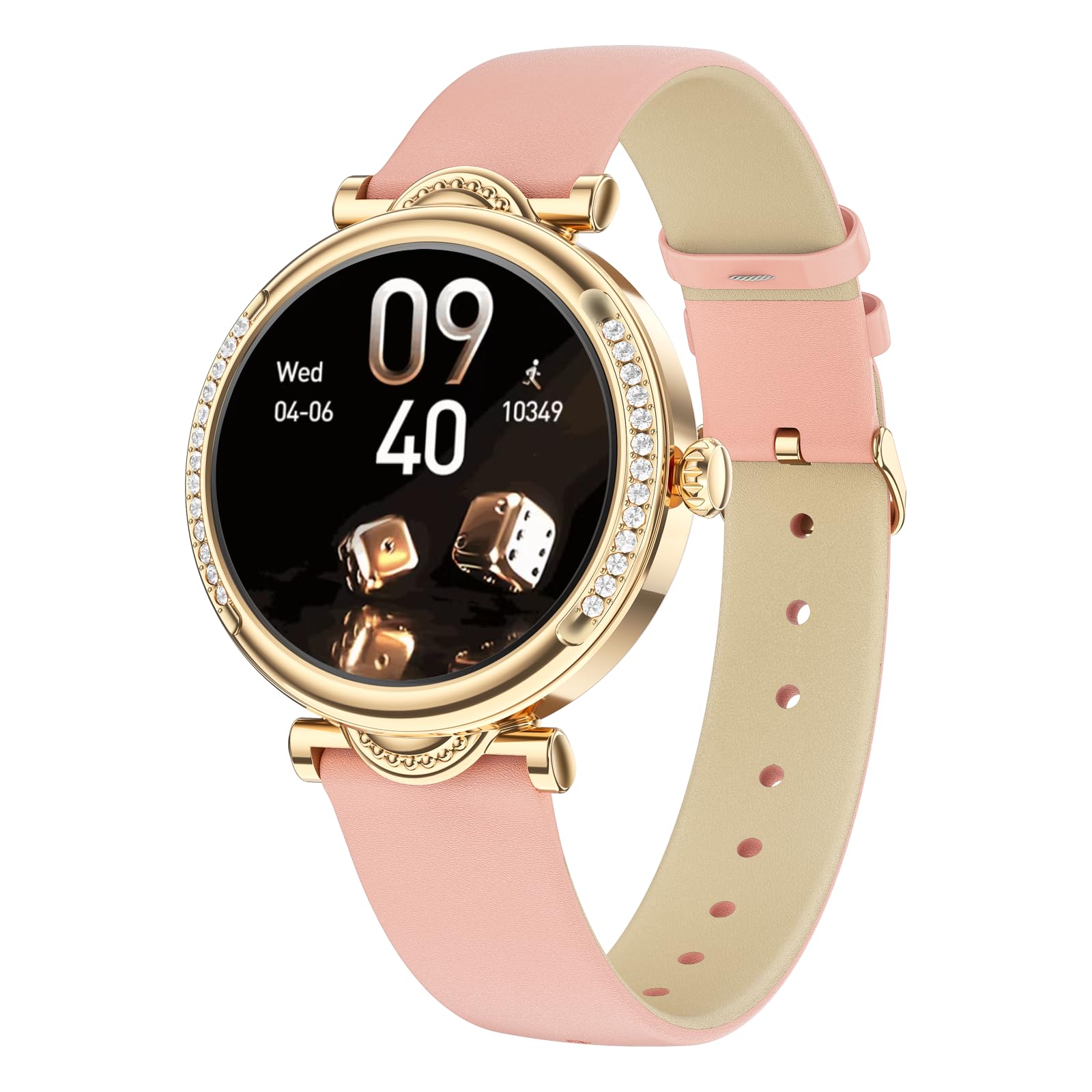 Tipmant Reloj Inteligente Mujer, Smartwatch Mujer con Llamadas Impermeable IP68 Reloj Deporte con Función Femenina Pulsómetro Oxímetro Podómetro Monitor de Sueño, Pulsera de Actividad para Android iOS