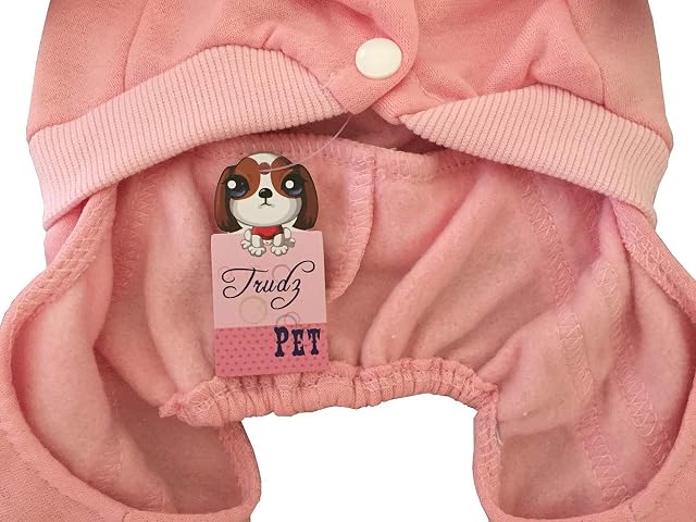 Foto 4 de 5 de Sudaderas con Capucha para Perros Ropa para Perros Mono de 4 Piernas Suéter Lana Invierno Cálido Algodón…