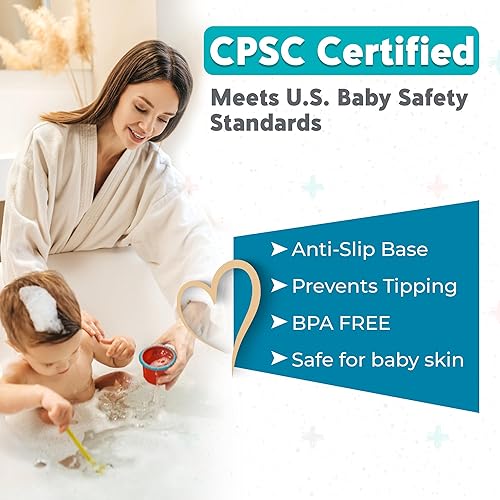 Miniatura 4 de Asiento de baño para bebés de 6 meses en adelante con dispositivo de temperatura flotante como regalo, asientos de baño para bebés sentados diseño