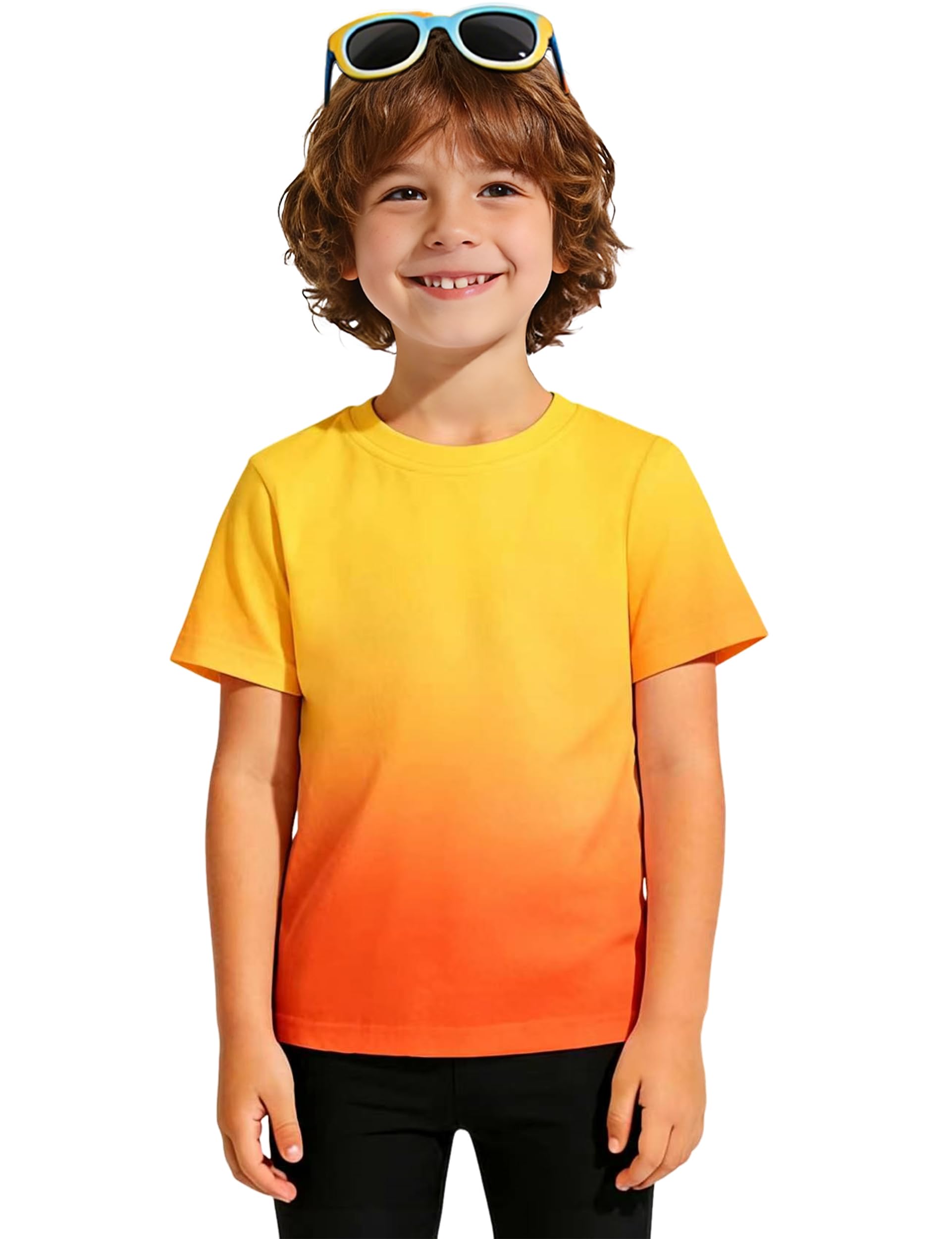 ANGEL CITIZ UPF 50+ UV Shirt Kinder Mädchen Schutzkleidung Jungen Badeshirt Kurzarm Schwimmshirt Wassersport Top 125-155