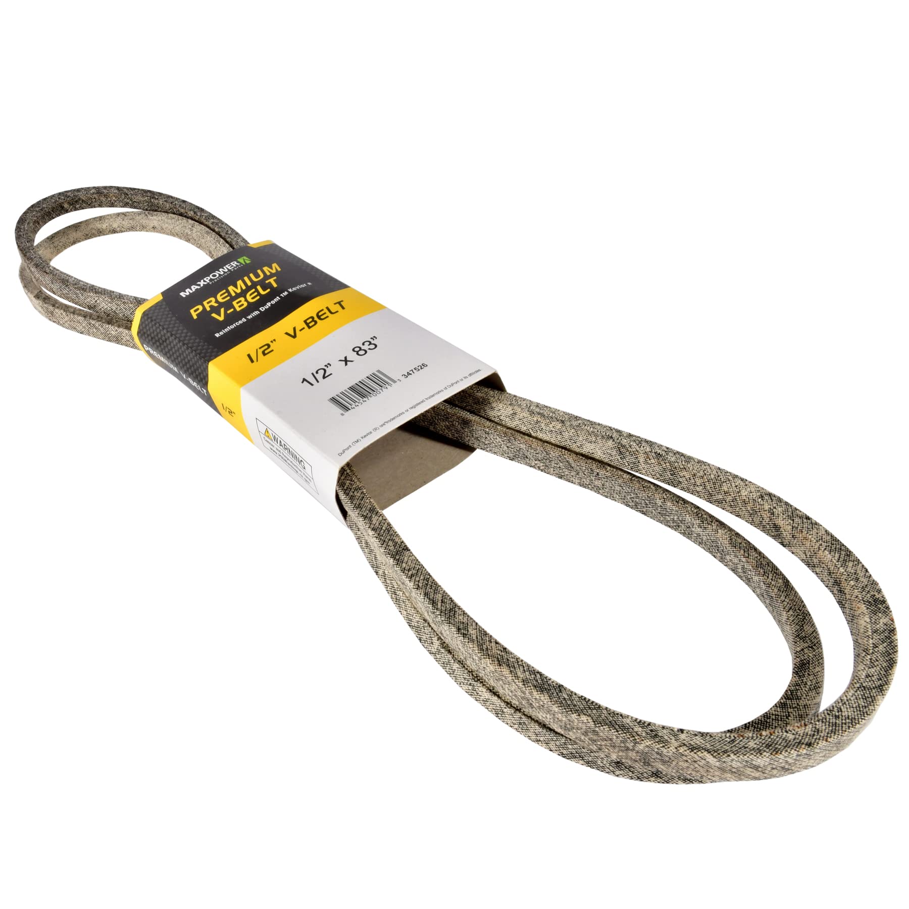 MAXPOWER Cinghie 347526, rinforzante in Kevlar, 1/2" x 83" - 4L830 - Lunghezza Esterna L(a) 2110 mm.